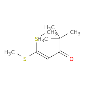 4,4-DIMETHYL-1,1-DI(METHYLTHIO)PENT-1-EN-3-ONE