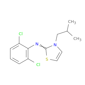 Benzenamine, 2,6-dichloro-N-[3-(2-methylpropyl)-2(3H)-thiazolylidene]-