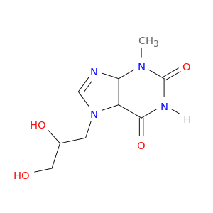 1H-Purine-2,6-dione, 7-(2,3-dihydroxypropyl)-3,7-dihydro-3-methyl-