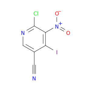 6-氯-4-Iodo-5-Nitro-3-吡啶羰基腈