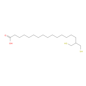 Heptadecanoic acid, 17-mercapto-16-(mercaptomethyl)-