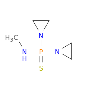 Phosphinothioic amide,P,P-bis(1-aziridinyl)-N-methyl-