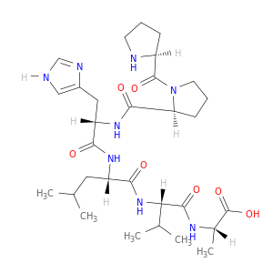 L-Alanine, N-[N-[N-[N-(1-L-prolyl-L-prolyl)-L-histidyl]-L-leucyl]-L-valyl]-
