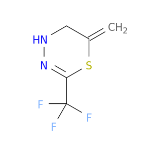 4H-1,3,4-Thiadiazine, 5,6-dihydro-6-methylene-2-(trifluoromethyl)-