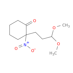 Cyclohexanone, 2-(3,3-dimethoxypropyl)-2-nitro-