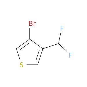 3-Bromo-4-(difluoromethyl)thiophene
