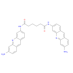 Hexanediamide, N,N'-bis(6-amino-3-acridinyl)-
