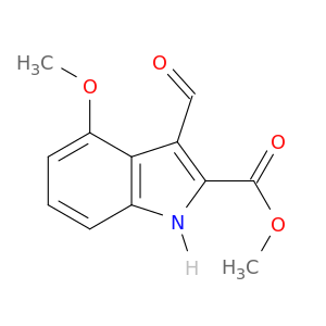 METHYL 3-FORMYL-4-METHOXY-1H-INDOLE-2-CARBOXYLATE
