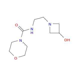 4-Morpholinecarboxamide, N-[2-(3-hydroxy-1-azetidinyl)ethyl]-