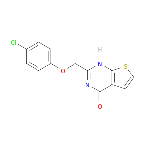 Thieno[2,3-d]pyrimidin-4(1H)-one, 2-[(4-chlorophenoxy)methyl]-