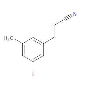 3-Iodo-5-methylcinnamonitrile