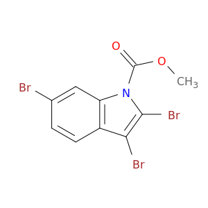1H-Indole-1-carboxylic acid, 2,3,6-tribromo-, methyl ester