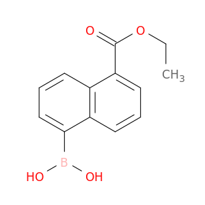 Ethyl 5-borono-1-naphthoate