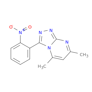 1,2,4-Triazolo[4,3-a]pyrimidine, 5,7-dimethyl-3-(2-nitrophenyl)-