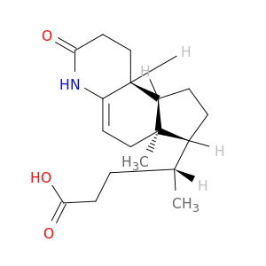 1H-Cyclopenta[f]quinoline-7-butanoicacid, 2,3,4,6,6a,7,8,9,9a,9b-decahydro-g,6a-dimethyl-3-oxo-, (gR,6aR,7R,9aS,9bS)-
