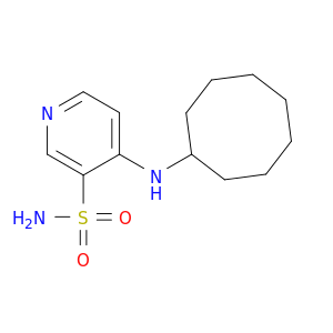 3-Pyridinesulfonamide, 4-(cyclooctylamino)-