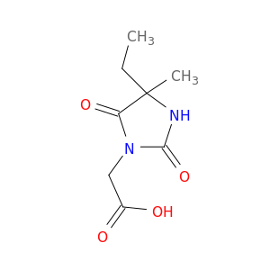 2-(4-乙基-4-甲基-2,5-二氧咪唑啉-1-基)乙酸
