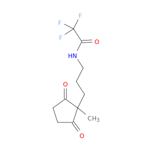 Acetamide, 2,2,2-trifluoro-N-[3-(1-methyl-2,5-dioxocyclopentyl)propyl]-