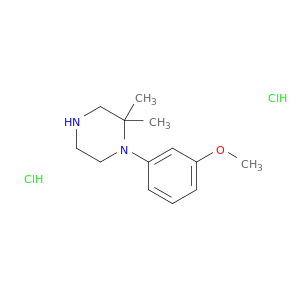1-(3-methoxyphenyl)-2,2-dimethylpiperazine dihydrochloride