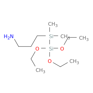1-Propanamine, 3-(2,2,2-triethoxy-1,1-dimethyldisilanyl)-