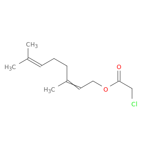 Acetic acid, chloro-, 3,7-dimethyl-2,6-octadienyl ester