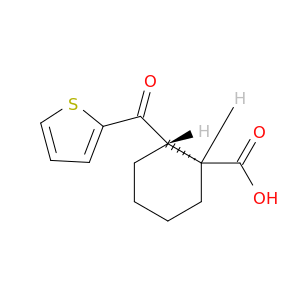 Rel-(1R,2S)-2-(2-噻吩基羰基)环己烷基羧酸