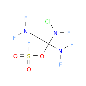 Fluorosulfuric acid, (chlorofluoroamino)bis(difluoroamino)methyl ester
