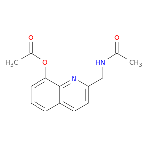 Acetamide, N-[[8-(acetyloxy)-2-quinolinyl]methyl]-