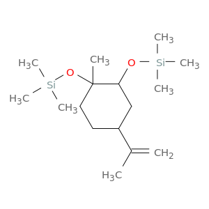 {[1-methyl-4-(prop-1-en-2-yl)cyclohexane-1,2-diyl]bis(oxy)}bis(trimethylsilane)