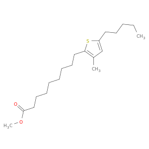 2-Thiophenenonanoic acid, 3-methyl-5-pentyl-, methyl ester