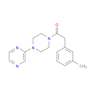 Piperazine, 1-[(3-methylphenyl)acetyl]-4-pyrazinyl-