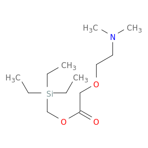 Acetic acid, [2-(dimethylamino)ethoxy]-, (triethylsilyl)methyl ester