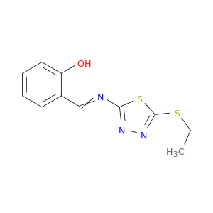 Phenol, 2-[[[5-(ethylthio)-1,3,4-thiadiazol-2-yl]imino]methyl]-