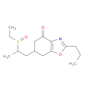 4(5H)-Benzoxazolone,6-[2-(ethylsulfinyl)propyl]-6,7-dihydro-2-propyl-