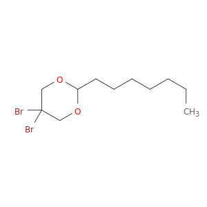 1,3-Dioxane, 5,5-dibromo-2-heptyl-