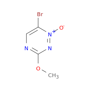 1,2,4-Triazine, 6-bromo-3-methoxy-, 1-oxide