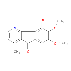 5H-Indeno[1,2-b]pyridin-5-one, 9-hydroxy-7,8-dimethoxy-4-methyl-