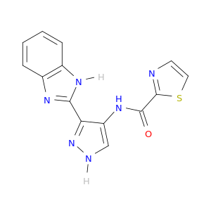 2-Thiazolecarboxamide, N-[3-(1H-benzimidazol-2-yl)-1H-pyrazol-4-yl]-