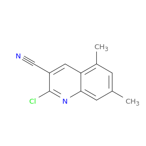 2-Chloro-5,7-dimethylquinoline-3-carbonitrile