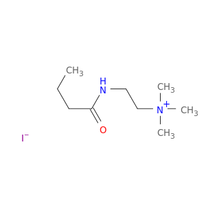 Ethanaminium, N,N,N-trimethyl-2-[(1-oxobutyl)amino]-, iodide