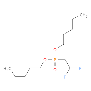 Phosphonic acid, (2,2-difluoroethyl)-, dipentyl ester