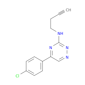 1,2,4-Triazin-3-amine, N-3-butynyl-5-(4-chlorophenyl)-