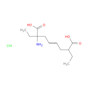 4-Octenedioic acid, 2-amino-2,7-diethyl-, hydrochloride