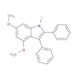 1H-Indole, 4,6-dimethoxy-2,3-diphenyl-
