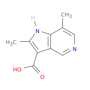 2,7-二甲基-1H-吡咯并[3,2-C]吡啶-3-羧酸