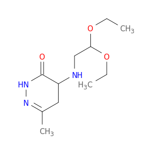3(2H)-Pyridazinone, 4-[(2,2-diethoxyethyl)amino]-4,5-dihydro-6-methyl-
