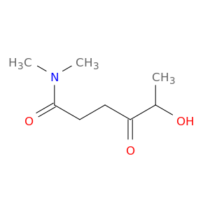 Hexanamide, 5-hydroxy-N,N-dimethyl-4-oxo-