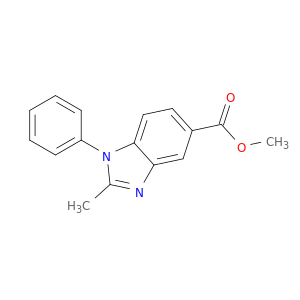 Methyl 2-methyl-1-phenyl-1,3-benzodiazole-5-carboxylate