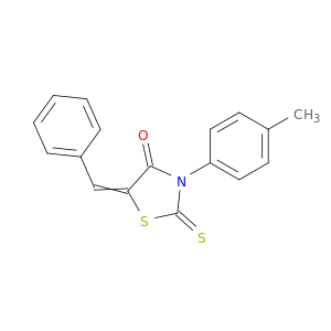 4-Thiazolidinone, 3-(4-methylphenyl)-5-(phenylmethylene)-2-thioxo-