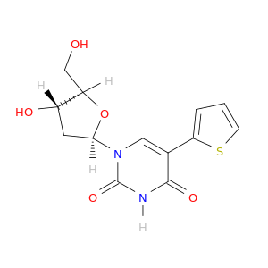 Uridine, 2'-deoxy-5-(2-thienyl)-